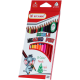 Creioane colorate bicolore triunghiulare 12 buc 24 culori, Adison